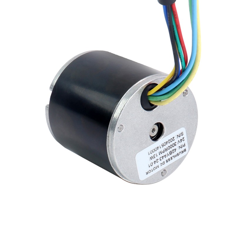 24V 3000RPM 0.04Nm 13W 1.00A Φ42x43mm Brushless DC Motor