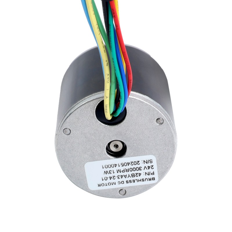 24V 3000RPM 0.04Nm 13W 1.00A Φ42x43mm Brushless DC Motor
