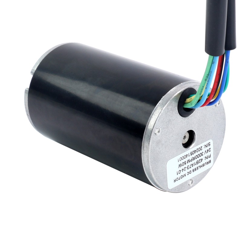 24V 3000RPM 0.16Nm 50W 3.30A Φ42x73mm Brushless DC Motor