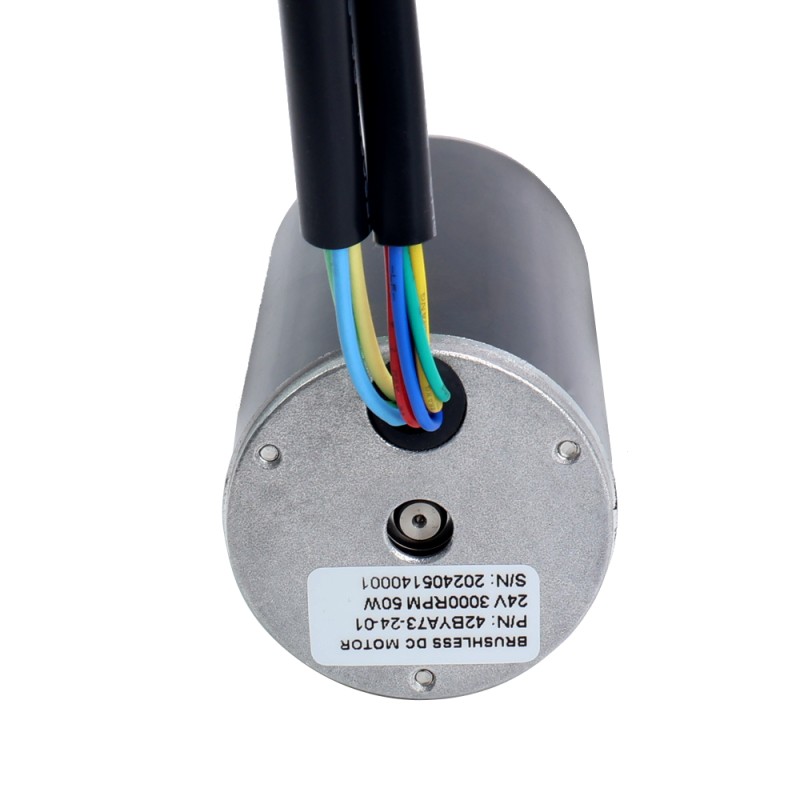 24V 3000RPM 0.16Nm 50W 3.30A Φ42x73mm Brushless DC Motor