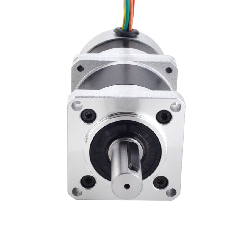 24V 84W 350RPM Geared Brushless DC Motor 1.89Nm(267.65oz.in) 10:1 High Precision Gearbox