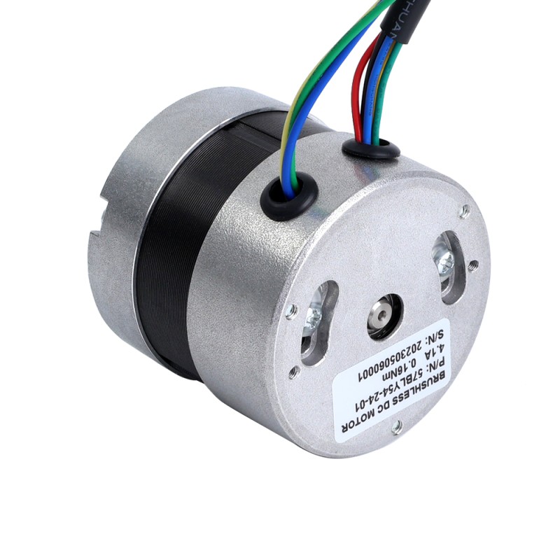 24V 4000RPM 0.16Nm 67W 4.1A Ф57x53.5mm Brushless DC Motor
