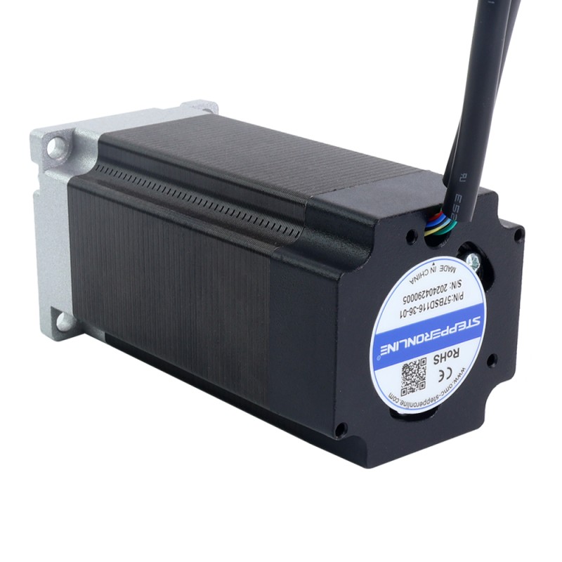 36V 3000RPM 0.6Nm 188W 7.20A 57x57x116mm Brushless DC Motor