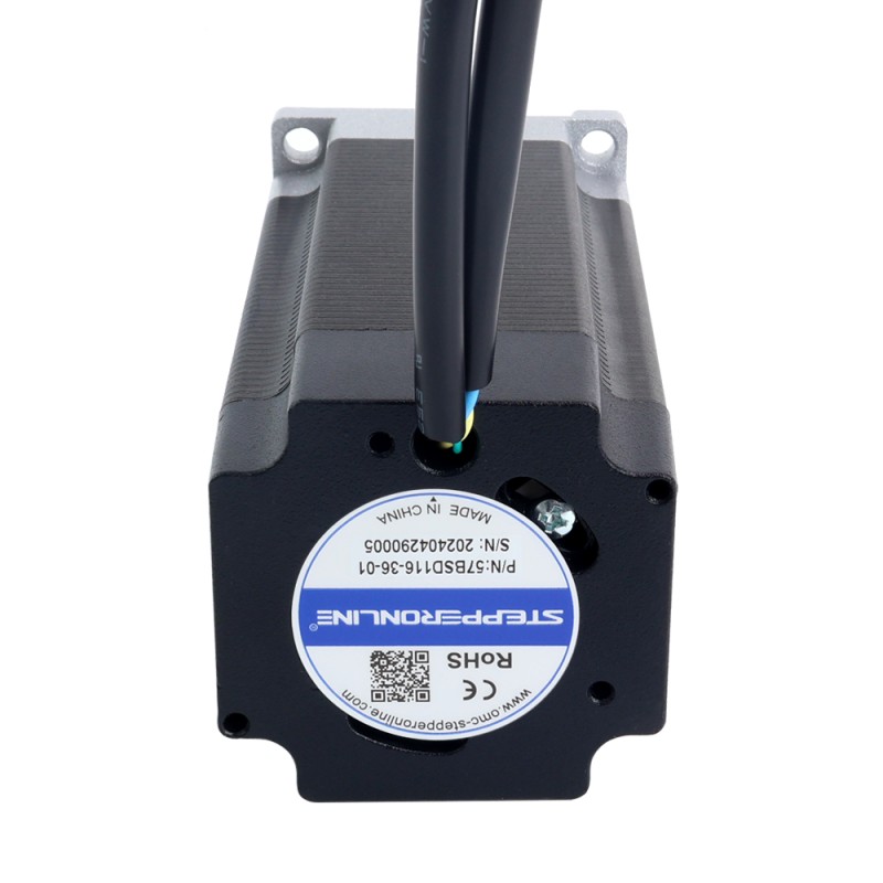 36V 3000RPM 0.6Nm 188W 7.20A 57x57x116mm Brushless DC Motor