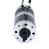 24V 101W Round Geared Brushless DC Motor 20.00Nm(2832.23oz.in) 100:1 Round Planetary Gearbox