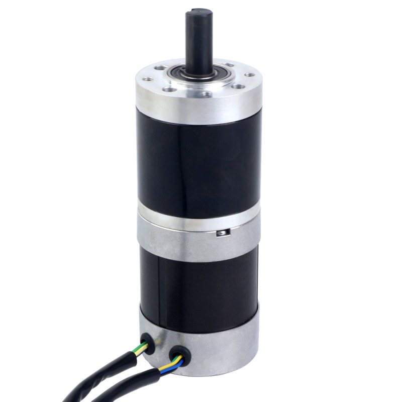 24V 101W Round Geared Brushless DC Motor 20.00Nm(2832.23oz.in) 100:1 Round Planetary Gearbox