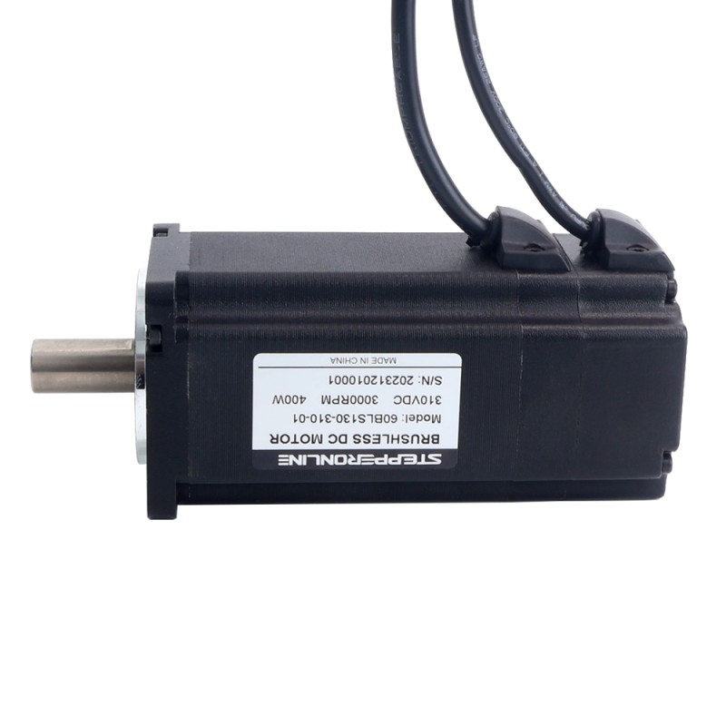 310V 3000RPM 1.27Nm 400W 1.8A Square 60x60x131mm Brushless DC Motor