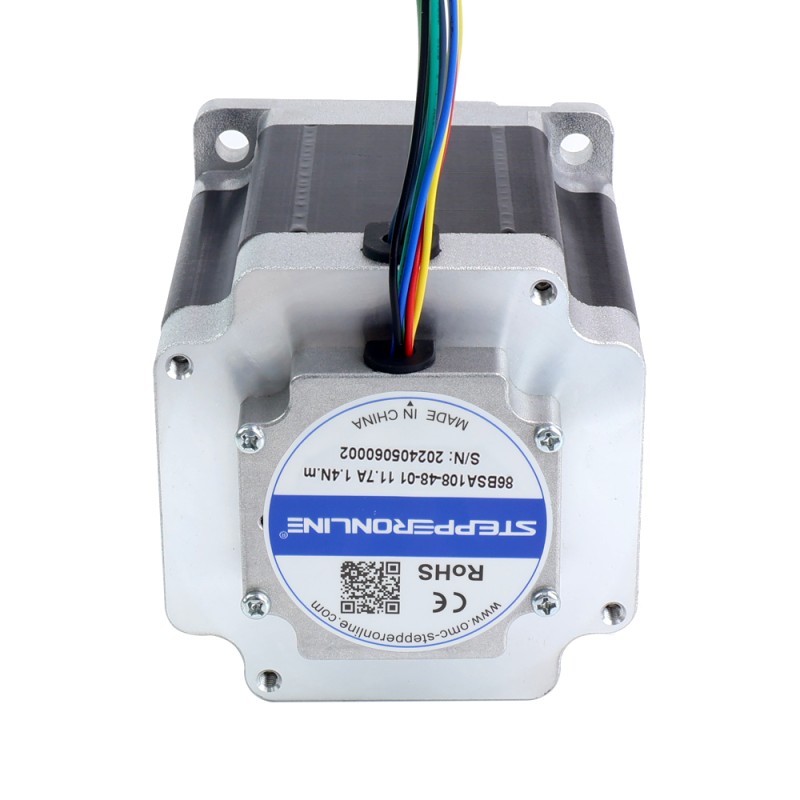 48V 3000RPM 1.4Nm 440W 11.70A 86x86x108mm Brushless DC Motor