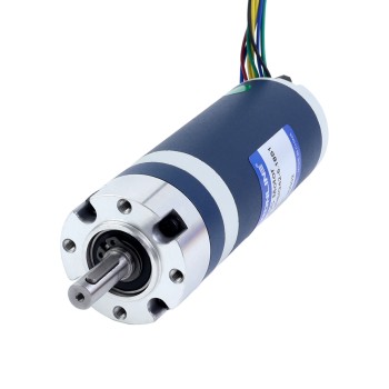 24V 30W 579RPM Geared Brushless DC Motor 0.45Nm(63.73oz.in) 5.18:1 Planetary Gearbox