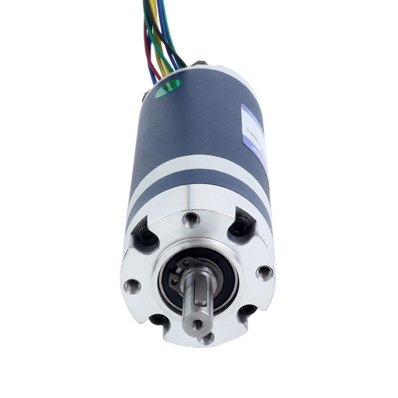 24V 30W 579RPM Geared Brushless DC Motor 0.45Nm(63.73oz.in) 5.18:1 Planetary Gearbox