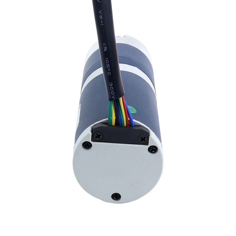 24V 60W 30.1RPM Geared Brushless DC Motor 13.80Nm(1954.24oz.in) 99.5:1 Planetary Gearbox