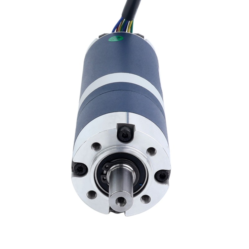 24V 60W 30.1RPM Geared Brushless DC Motor 13.80Nm(1954.24oz.in) 99.5:1 Planetary Gearbox