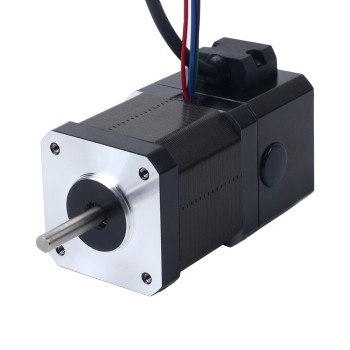 Nema 17 Stepper Motor 0.52Nm(73.64oz.in) with 24V 3.7W Electromagnetic Brake