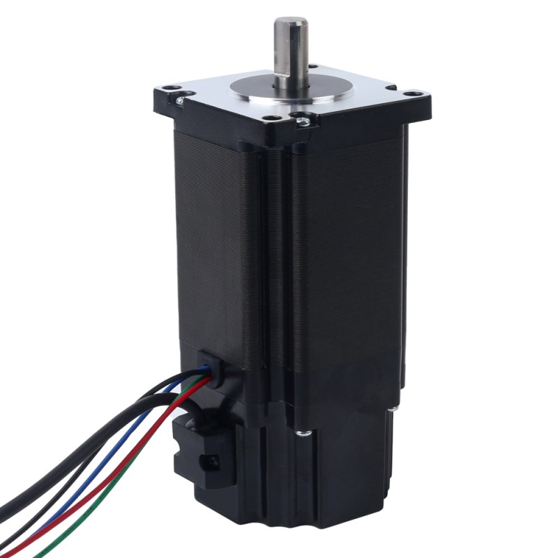 Nema 24 Stepper Motor 3.0Nm(424.83oz.in) with 24V 4.5W Electromagnetic Brake