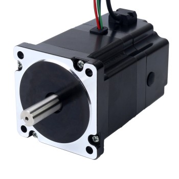 Nema 34 Stepper Motor 4.8Nm(679.74oz.in) with 24V 6.8W Electromagnetic Brake