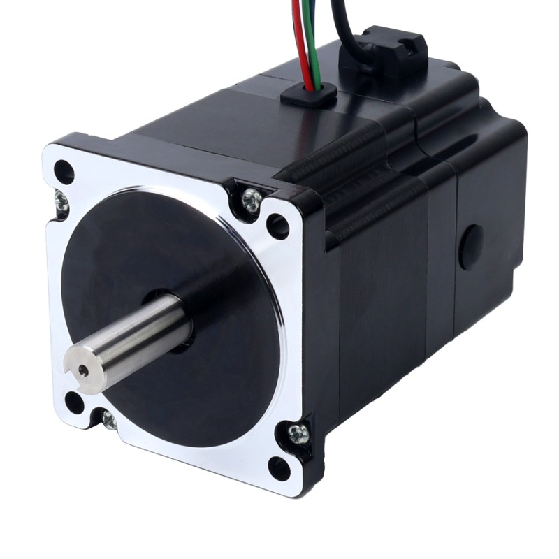 Nema 34 Stepper Motor 4.8Nm(679.74oz.in) with 24V 6.8W Electromagnetic Brake