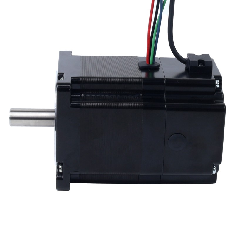 Nema 34 Stepper Motor 4.8Nm(679.74oz.in) with 24V 6.8W Electromagnetic Brake
