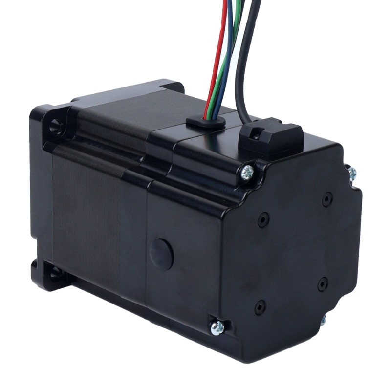 Nema 34 Stepper Motor 4.8Nm(679.74oz.in) with 24V 6.8W Electromagnetic Brake