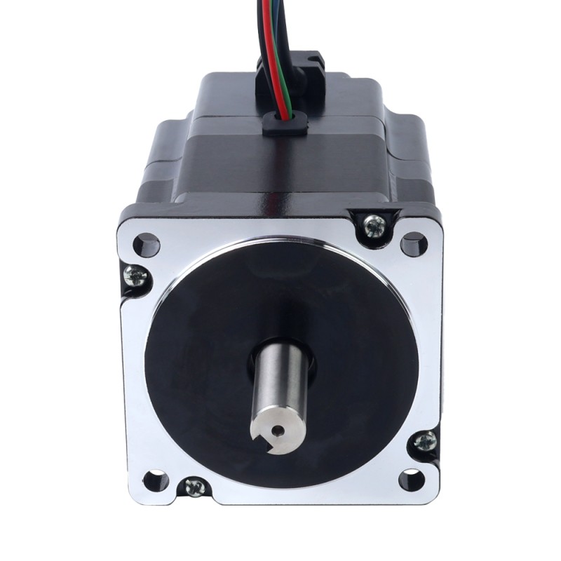 Nema 34 Stepper Motor 4.8Nm(679.74oz.in) with 24V 6.8W Electromagnetic Brake