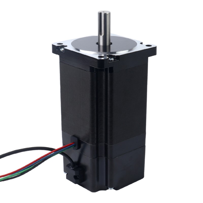 Nema 34 Stepper Motor 8.5Nm(1203.70oz.in) with 24V 6.8W Electromagnetic Brake