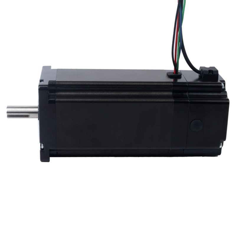 Nema 34 Stepper Motor 13.0Nm(1840.95oz.in) with 24V 6.8W Electromagnetic Brake