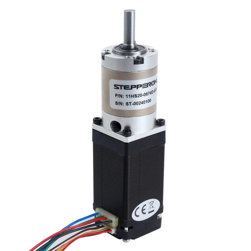Nema 11 Stepper Motor with High Precision Gearbox Gear Ratio 16:1 & Magnetic Encoder 1000PPR(4000CPR)