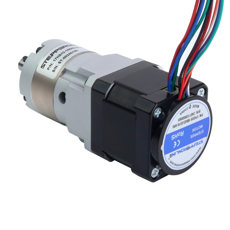 Nema 17 Stepper Motor with High Precision Gearbox Gear Ratio 10:1 & Magnetic Encoder 1000PPR(4000CPR)