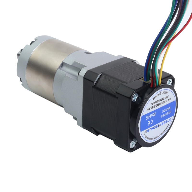 Nema 17 Stepper Motor with High Precision Gearbox Gear Ratio 50:1 & Magnetic Encoder 1000PPR(4000CPR)