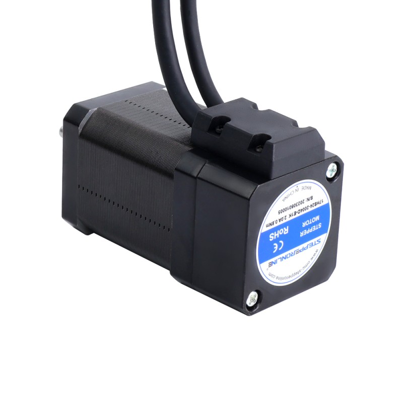 Nema 17 Closed Loop Stepper Motor 80Ncm(113.29oz.in) with Encoder 1000PPR(4000CPR)