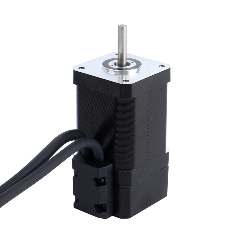 Nema 17 Closed Loop Stepper Motor 80Ncm(113.29oz.in) with Encoder 1000PPR(4000CPR)