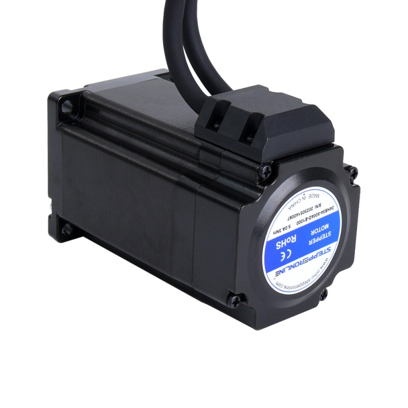 S Series Nema 24 Closed Loop Stepper Motor 3.0Nm(424.83oz.in) Encoder 1000PPR(4000CPR)