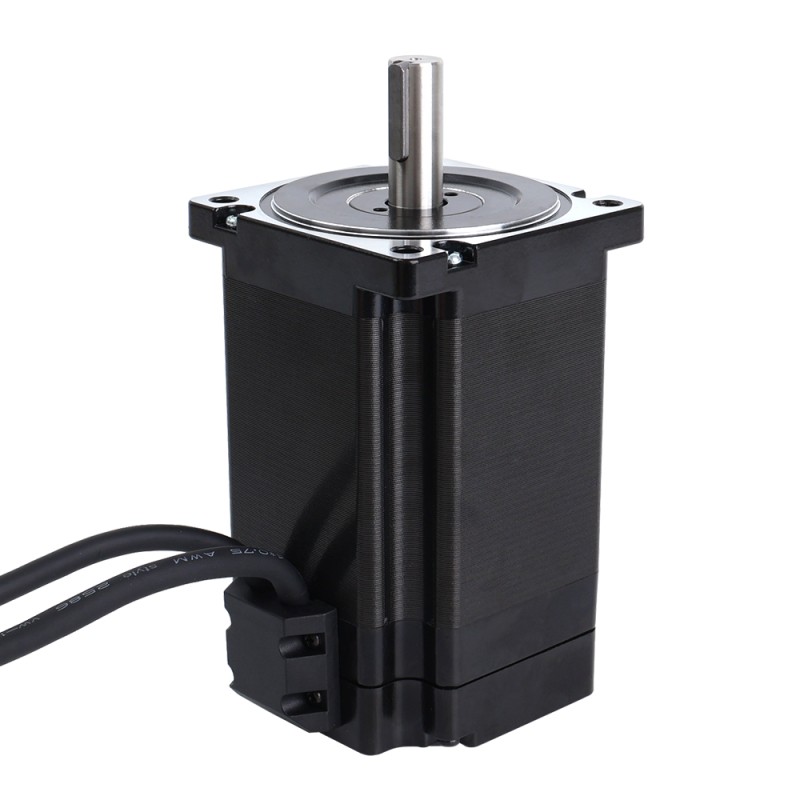 S Series Nema 34 Closed Loop Stepper Motor 9.0Nm(1274.5oz.in) Encoder 1000PPR(4000CPR)