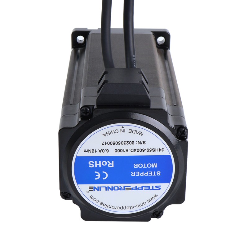 S Series Nema 34 Closed Loop Stepper Motor 12.0Nm(1699.34oz.in) Encoder 1000PPR(4000CPR)