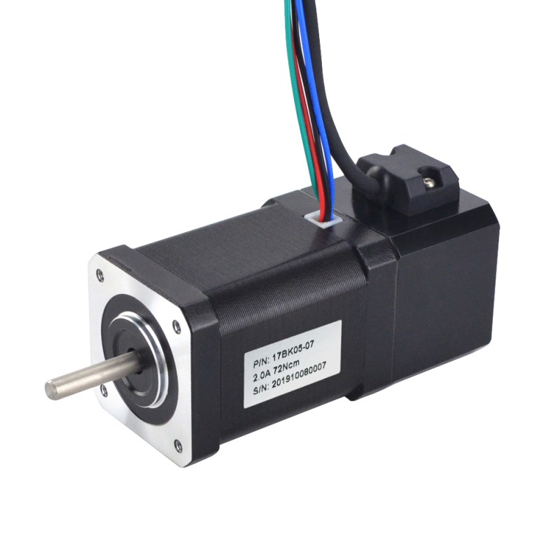 P Series Nema 17 Stepper Motor 72Ncm(101.98oz.in) with Electromagnetic Brake