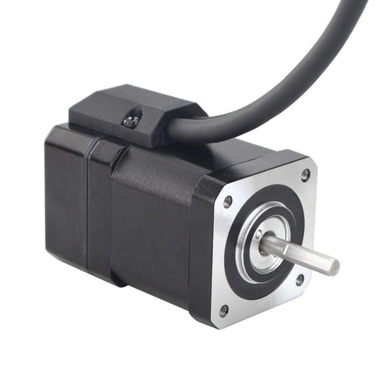 P Series Nema 17 Closed Loop Stepper Motor 48Ncm(67.97oz.in) with Encoder 1000PPR(4000CPR)