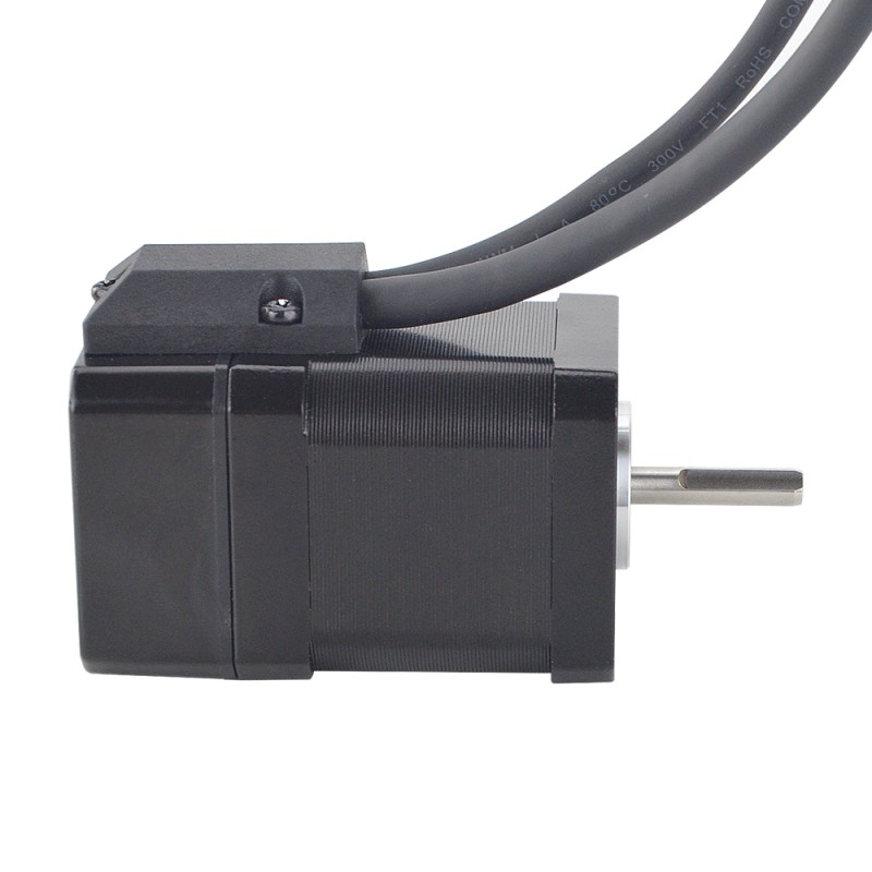 P Series Nema 17 Closed Loop Stepper Motor 48Ncm(67.97oz.in) with Encoder 1000PPR(4000CPR)