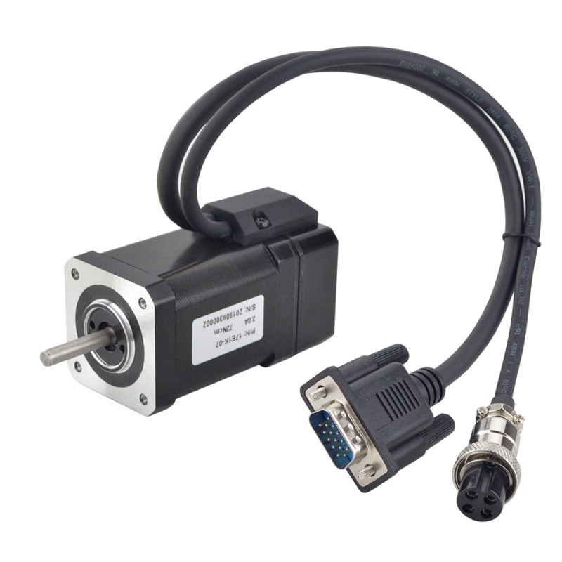 P Series Nema 17 Closed Loop Stepper Motor 72Ncm(101.96oz.in) with Encoder 1000PPR(4000CPR)