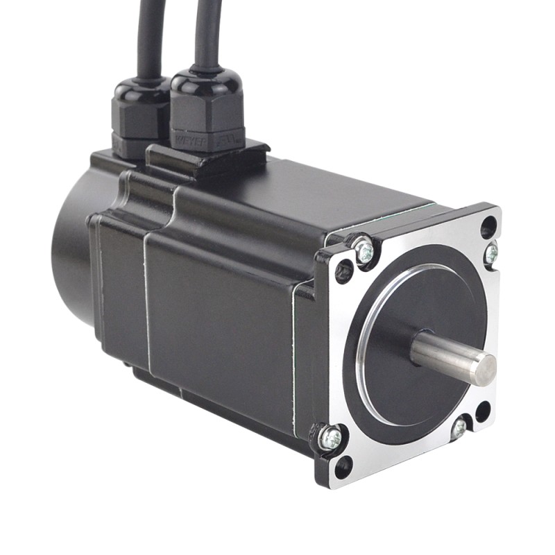 P Series IP65 Waterproof Nema 23 Closed Loop Stepper Motor 2Nm(283.22oz.in) with Encoder 1000PPR(4000CPR)