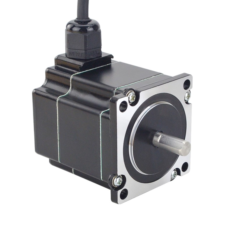 P Series IP65 Waterproof Nema 23 Stepper Motor 4.0A 1.2Nm(169.93oz.in)