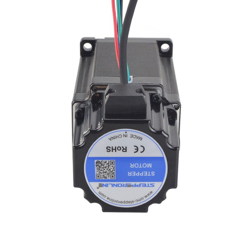 P Series Nema 24 Stepper Motor 3Nm(424.92oz.in) with Electromagnetic Brake