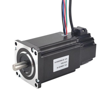 P Series Nema 24 Stepper Motor 3Nm(424.92oz.in) with Electromagnetic Brake