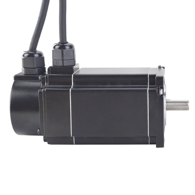P Series IP65 Waterproof Nema 24 Closed Loop Stepper Motor 3Nm(424.92oz.in) with Encoder 1000PPR(4000CPR)