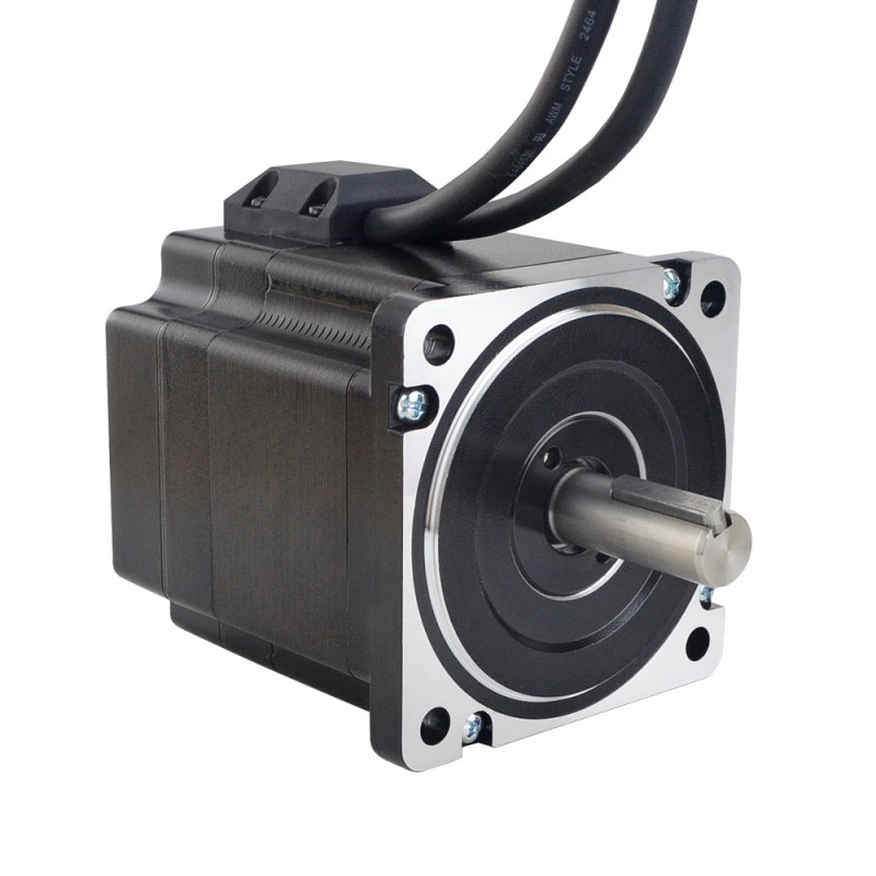 P Series Nema 34 Closed Loop Stepper Motor 4.5Nm(637.25oz.in) with Encoder 1000PPR(4000CPR)