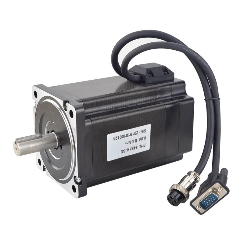 P Series Nema 34 Closed Loop Stepper Motor 8.5Nm(1203.7oz.in) with Encoder 1000PPR(4000CPR)