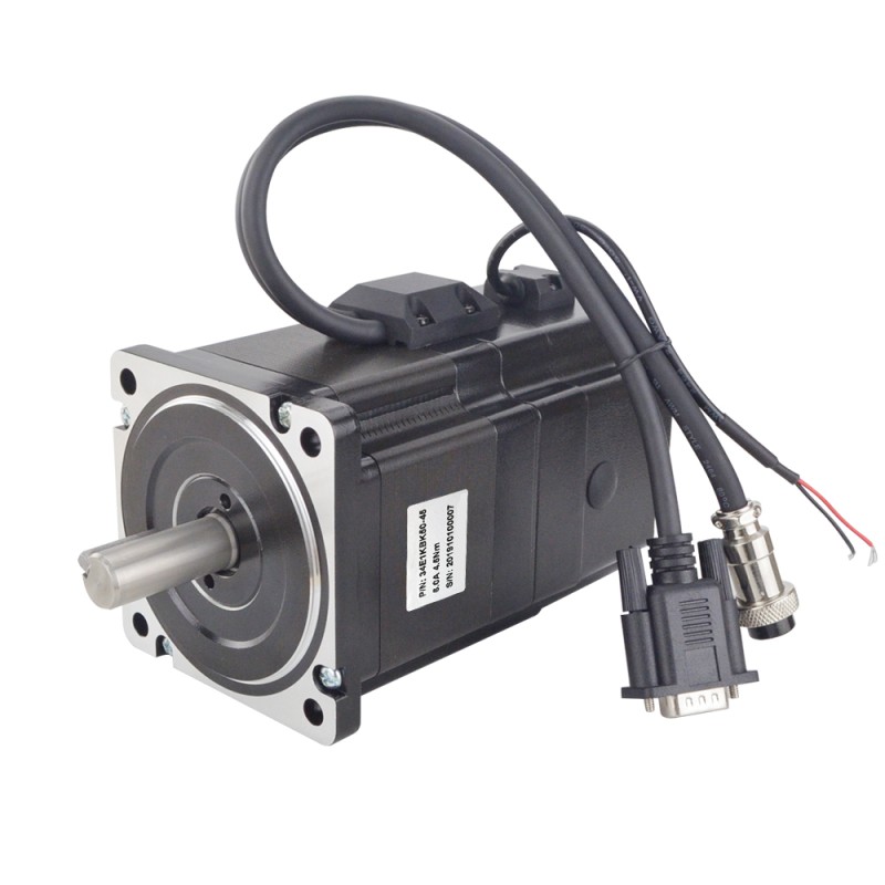 P Series Nema 34 Closed Loop Stepper Motor 4.5Nm(637.38oz.in) with Electromagnetic Brake