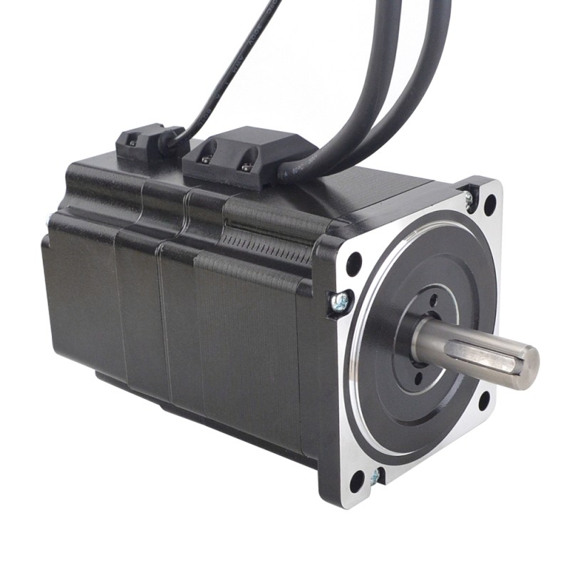 P Series Nema 34 Closed Loop Stepper Motor 4.5Nm(637.38oz.in) with Electromagnetic Brake