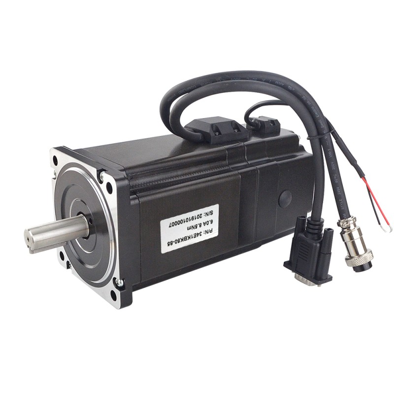 P Series Nema 34 Closed Loop Stepper Motor 8.5Nm(1203.94oz.in) with Electromagnetic Brake