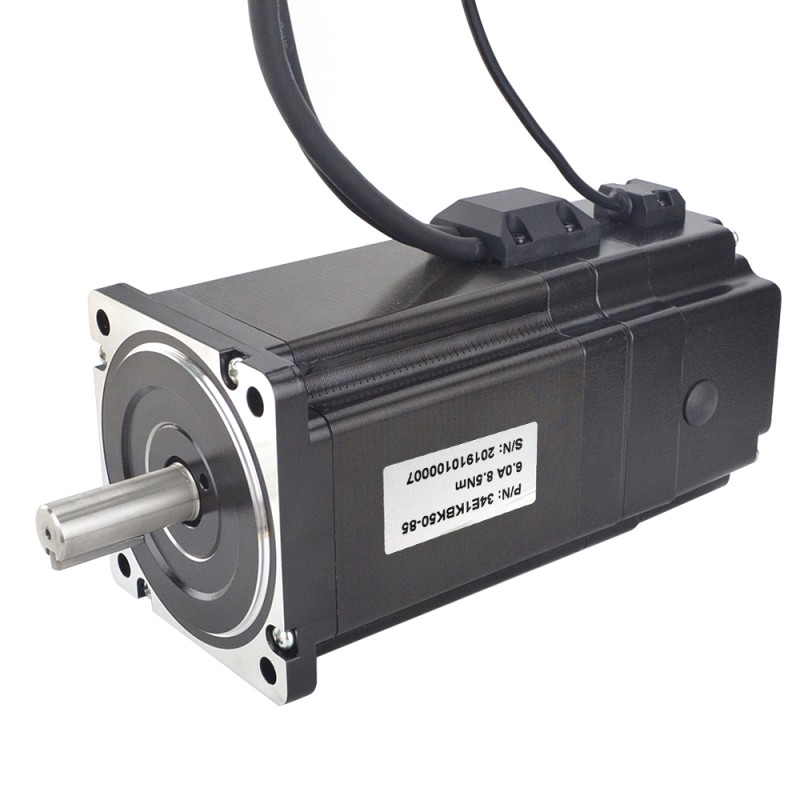 P Series Nema 34 Closed Loop Stepper Motor 8.5Nm(1203.94oz.in) with Electromagnetic Brake