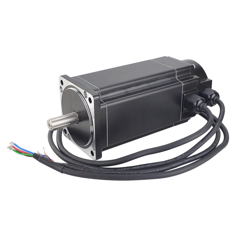 P Series Ip65 Waterproof Nema 34 Closed Loop Stepper Motor 12Nm(1700oz.in) with Encoder 1000PPR(4000CPR)