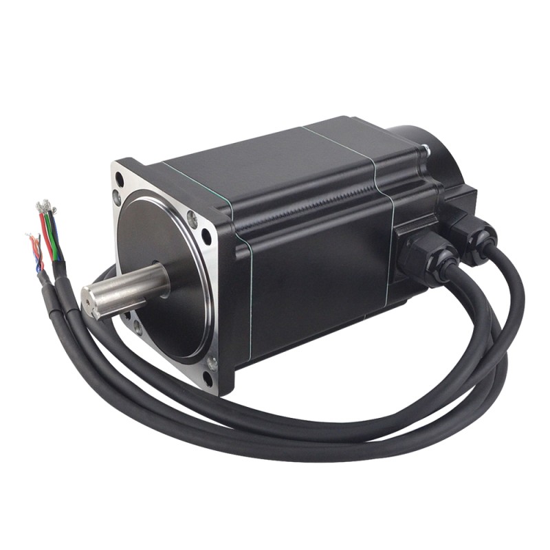P Series IP65 Waterproof Nema 34 Closed Loop Stepper Motor 8.5Nm(1203.94oz.in) with Encoder 1000PPR(4000CPR)
